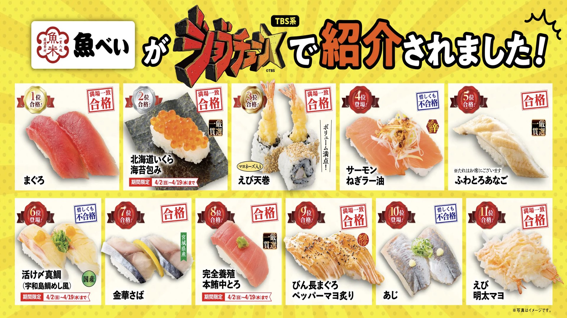 【2025年最新版】今人気の「魚べい」割引クーポン情報！公式アプリ・LINE・予約サイトでお得に